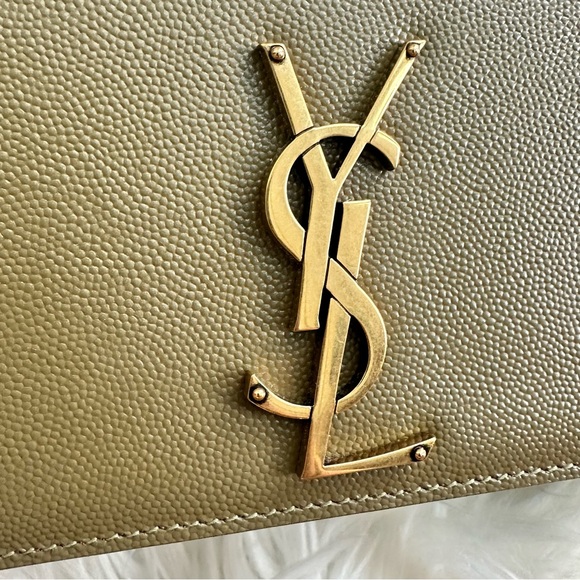 Saint Laurent Kate Small Crossbody In Grain made in Italy. - Picture 7 of 9